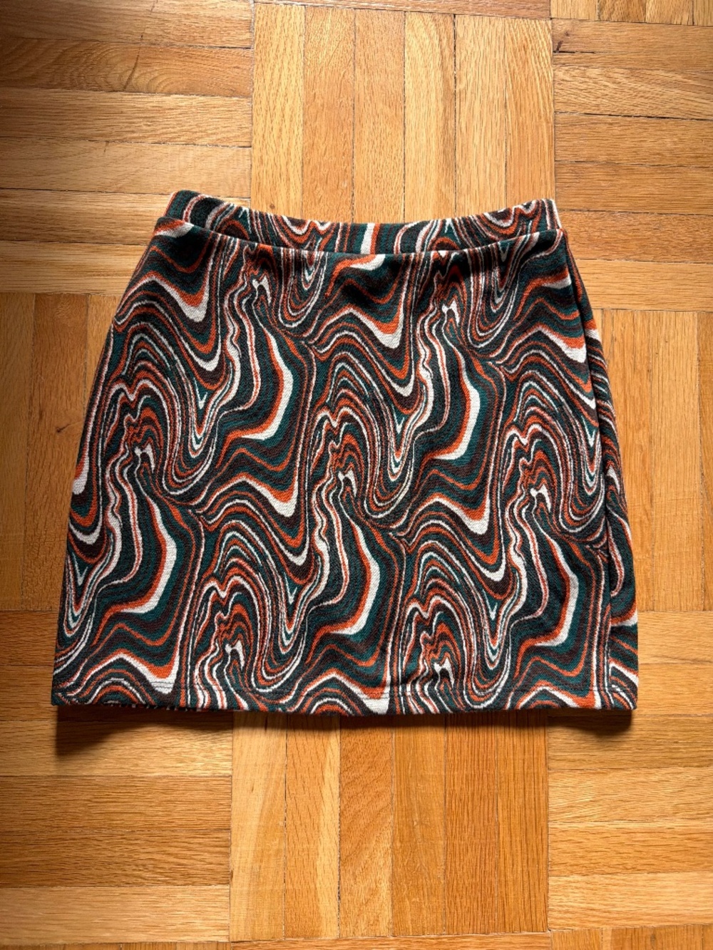 Zara retro style knit skirt